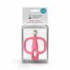 HRYZÁTKO A ZUBNÁ KEFKA MATCHSTICK MONKEY TEETHER PINK