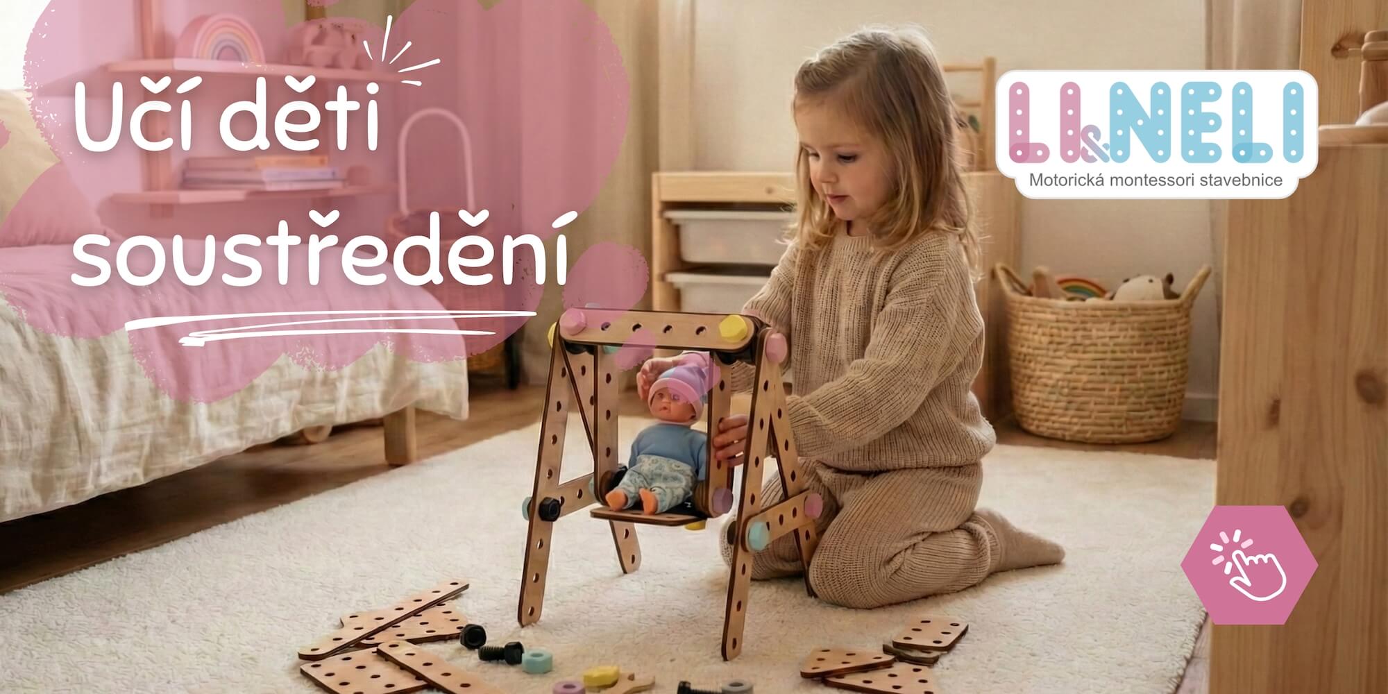 Stavebnice Li&Neli zabaví děti na dlouhé hodiny. Přitom budou rozvíjet motoriku, fantazii i trpělivost. Díky různorodým dílkům z kvalitních materiálů si můžou postavit téměř cokoliv, co je zrovna napadne.