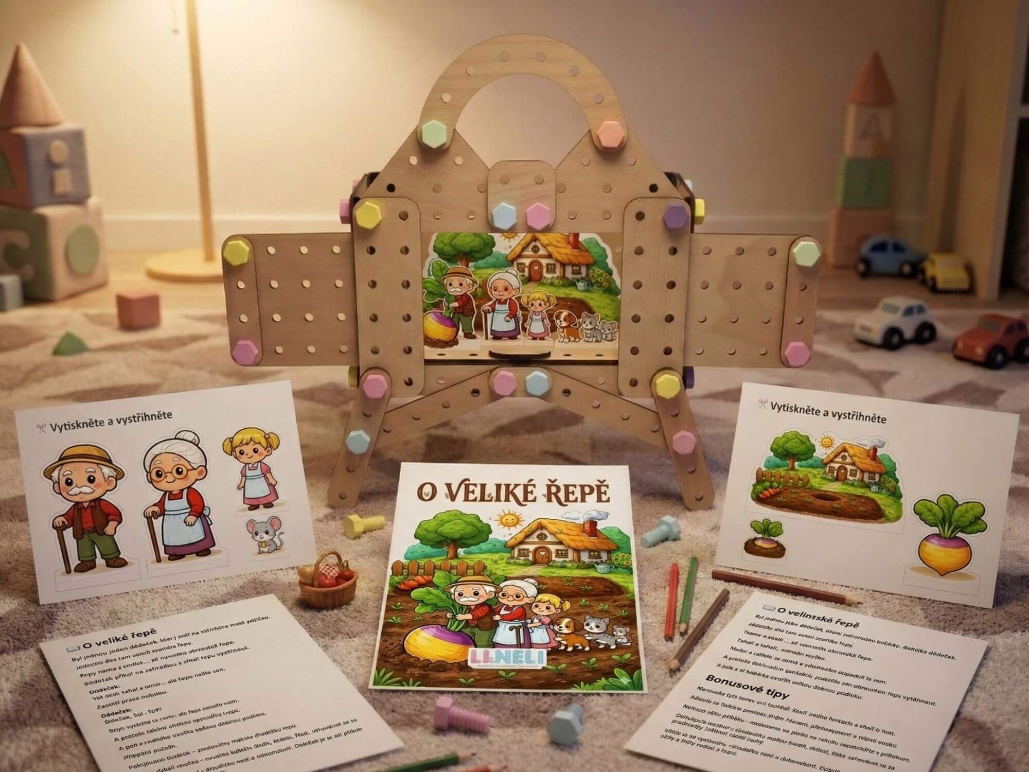 O veliké řepě - Sada pro divadélko Li&Neli