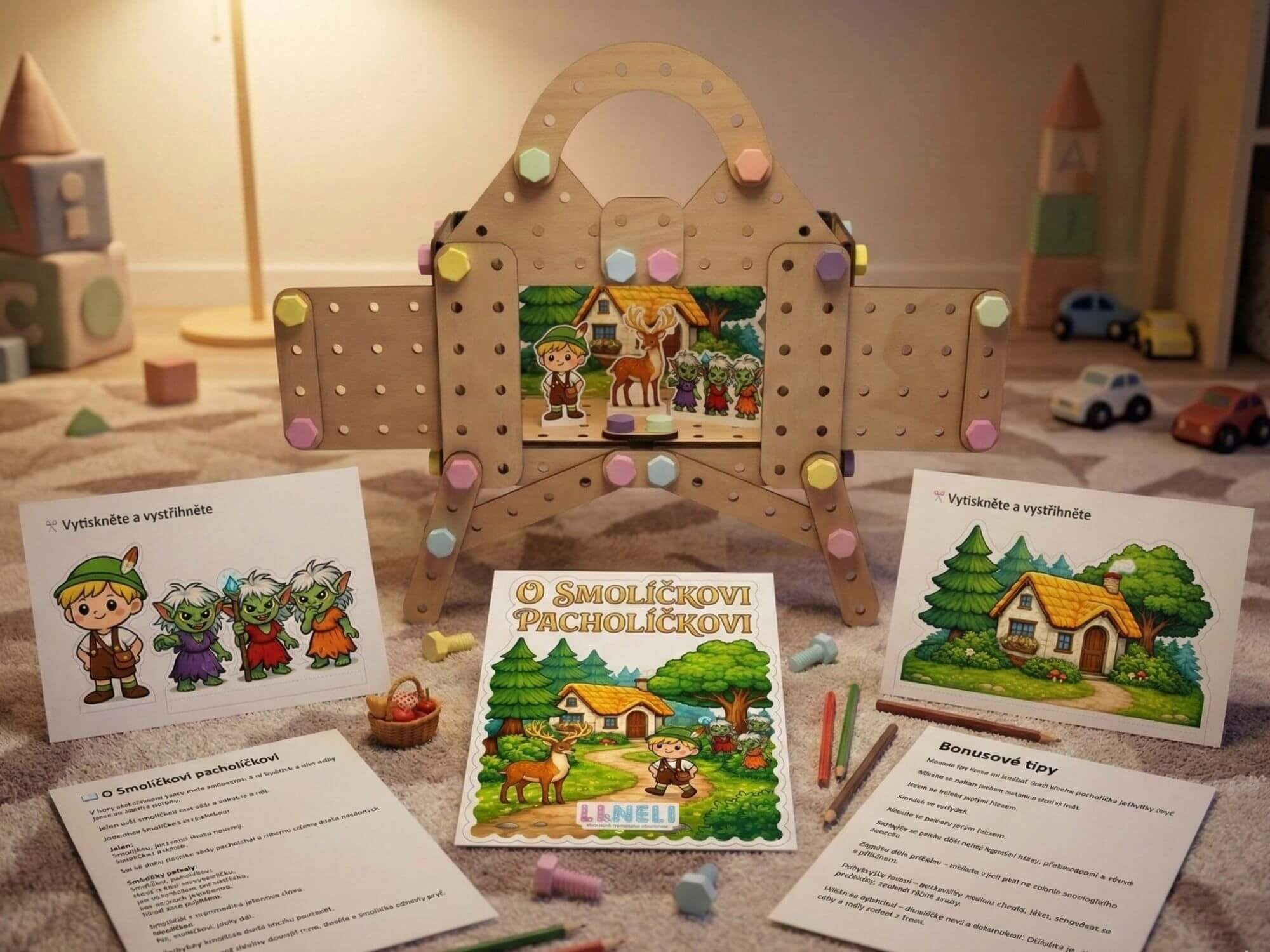 O Smolíčkovi pacholíčkovi - Sada pro divadélko Li&Neli