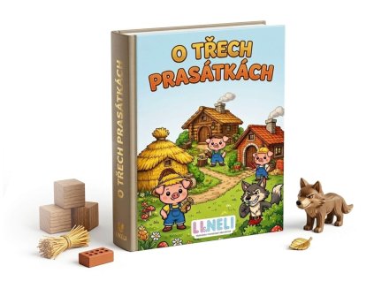 O třech prasátkách - Sada pro divadélko Li&Neli