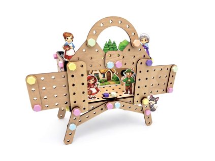 Stavebnice Li&Neli Divadélko