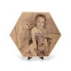 Fotka na dřevo hexagon 50 cm