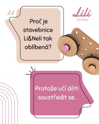 Děti při stavění zpomalí, ponoří se do hry a přirozeně trénují soustředění, trpělivost i radost z vlastního „dokázal jsem...