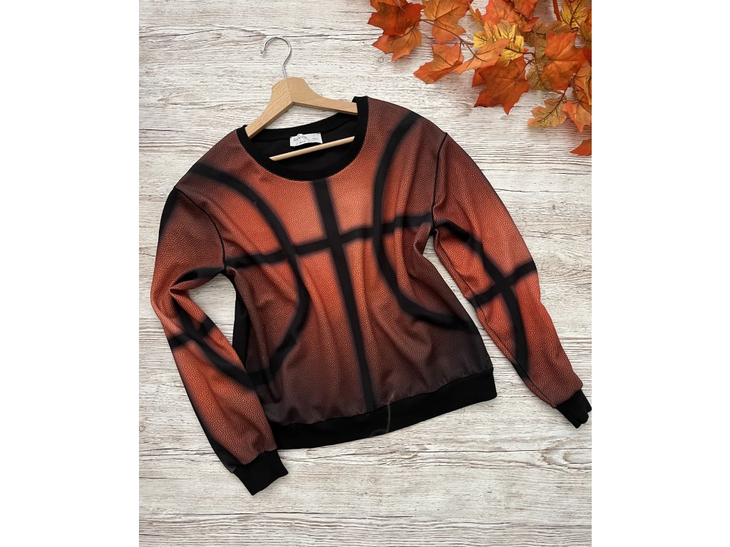 Barevná mikina se vzorem Bershka