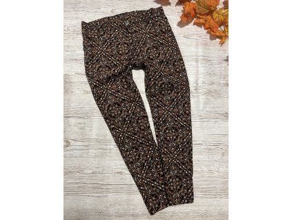 Pružné vzorované skinny kalhoty Butik 🍂
