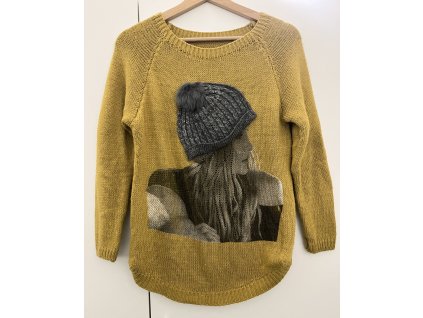 Stylový zdobený svetr Italy