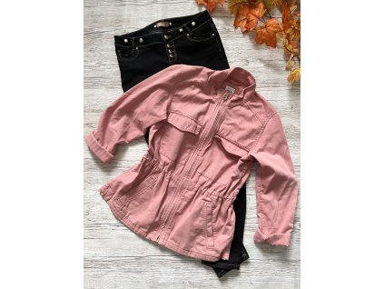 Světle růžový džínový kabátek Gap 💗