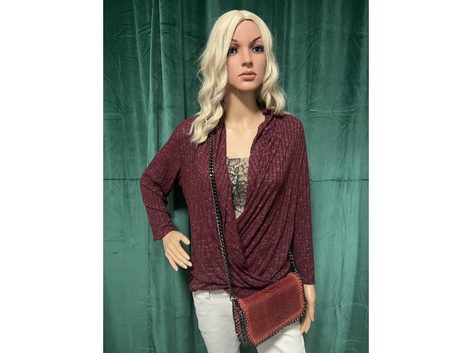 Bordo cardigan Janina