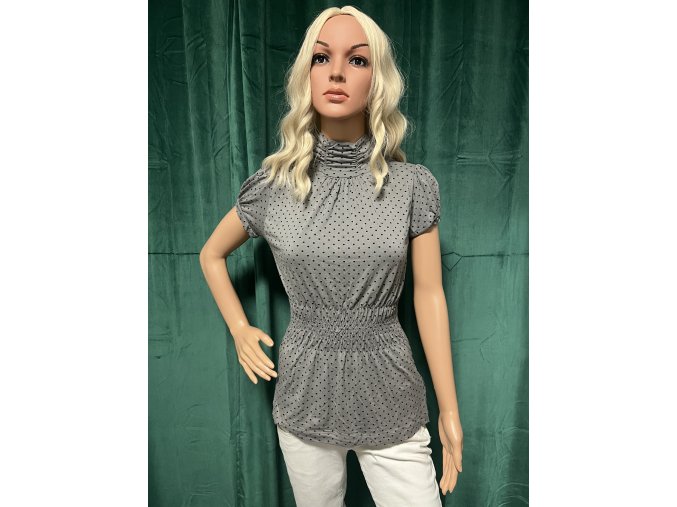 Šedá vzorovaná halenka Zara