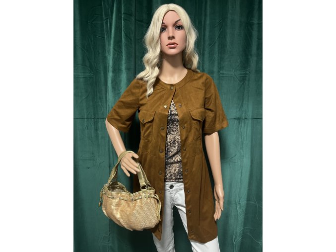 Dámský camel kabátek Zara