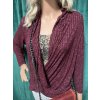 Bordo cardigan Janina