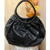 Černá velká měkká zdobená kabelka Herisson Italy