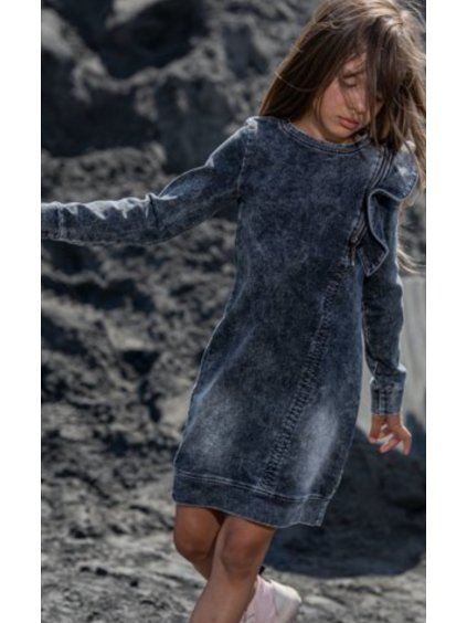 Dívčí riflové šaty (Velikost 158)