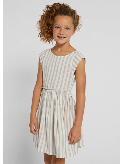 Dívčí letní šaty Mayoral 6968 - 48 béžové