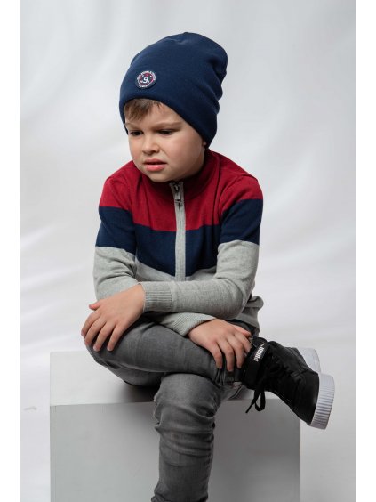 Zimní  čepice JAMIKS  Silvio modrá