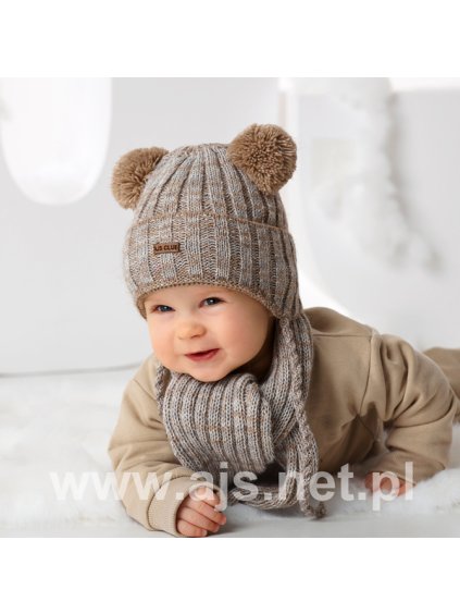 Chlapecká čepice a šál 46411