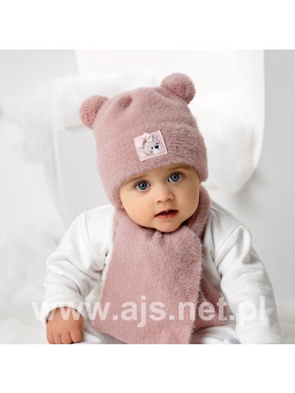 Dívčí čepice a šál 46400