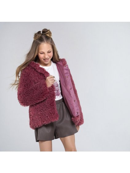 Chlupatý kabát Mayoral 7410 (Velikost 152 (12 let))