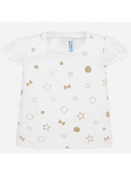 DÍVČÍ TRIKO MAYORA 1057-56 BÍLÉ (Velikost 80)