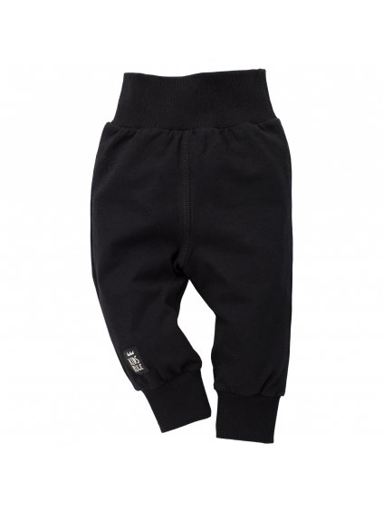 Dětské teplákové kalhoty černé (Velikost 98, barva černá)