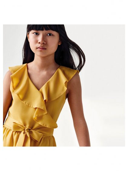 Dívčí šaty  Mayoral 6816-59 žlutá