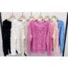 Dámský módní chlupatý svetr  24155