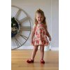 DÍVČÍ ŠATY S BOLERKEM 21555 KVĚTY (Velikost 98)