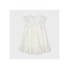 Dívčí krajkové šaty  Mayoral 3944 smetanové