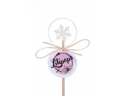 Lízátko Lilipops s vločkou a vánoční