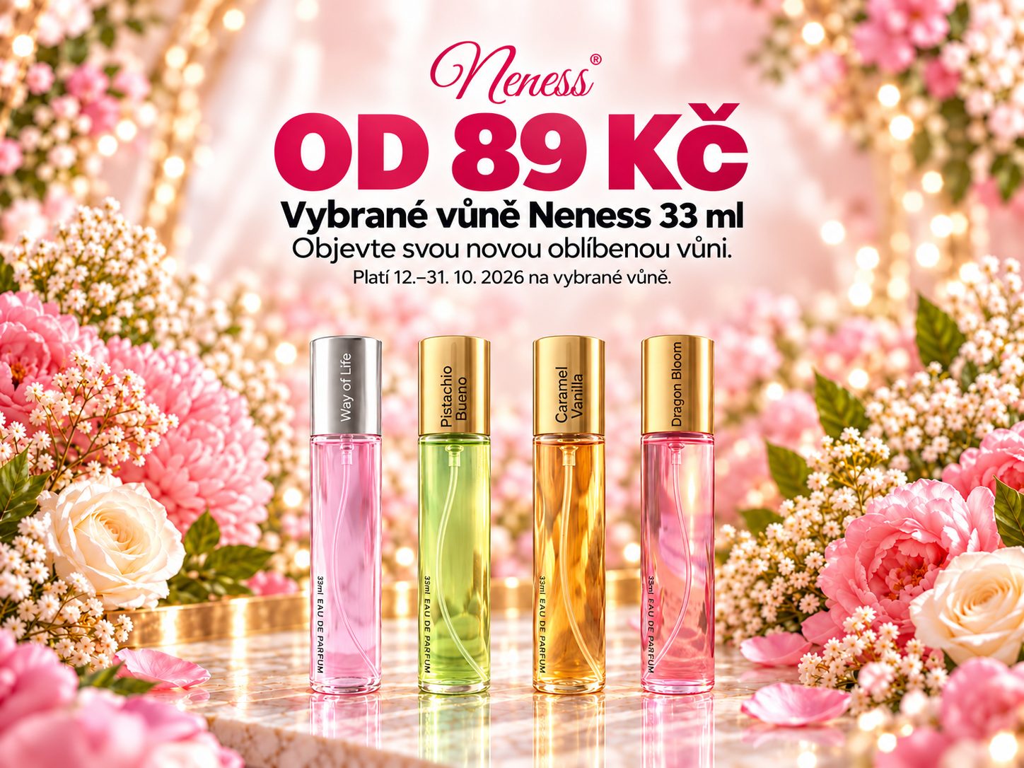 Vybrané vůně Neness od 89 Kč