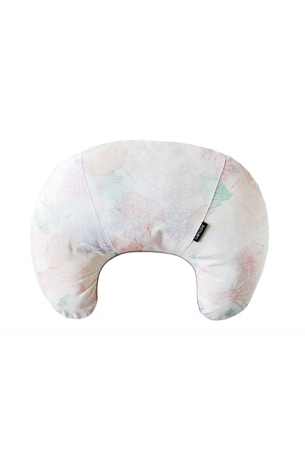 Lullalove Náhradní potah na kojící polštář BOHO Růžový