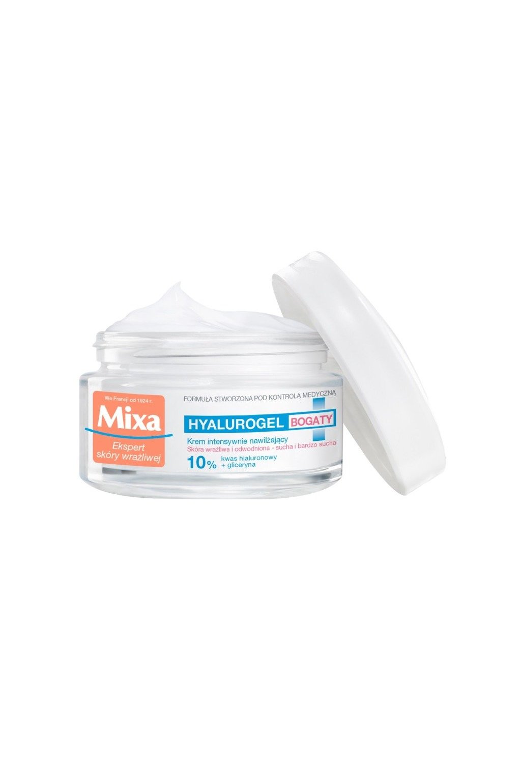 mixa hyalurogel light hydratacni krem na oblicej s kyselinou hyaluronovou