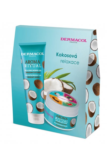 dermacol aroma ritual kokos III darkova sada na telo 3ks