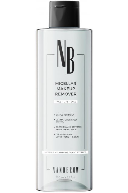 nanobrow micellar makeup remover 200 ml