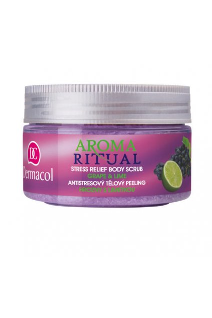 dermacol aroma ritual body scrub grape and lime telovy peeling na telo