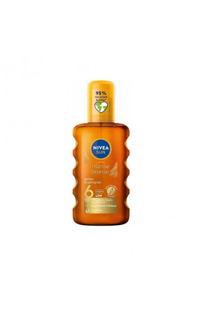 Nivea sun intense bronze opalovaci olej spf 6 200 ml