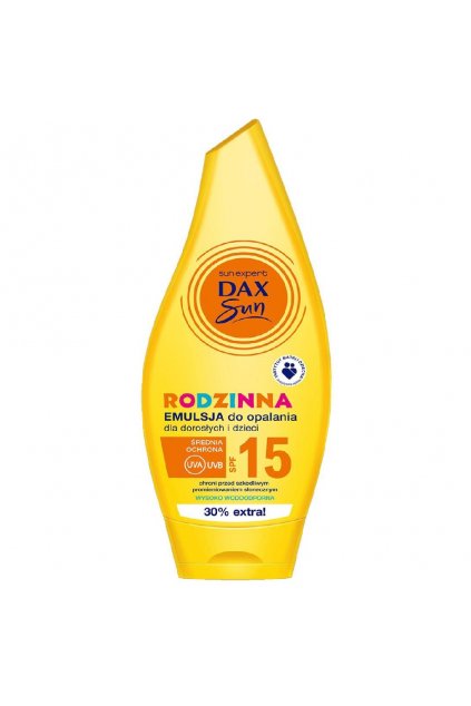 Dax Sun family opalovaci mleko pro deti i dospele SPF15 250ml