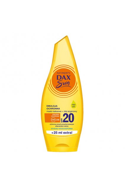 Dax Sun Argan oil opalovaci mleko SPF20 175ml