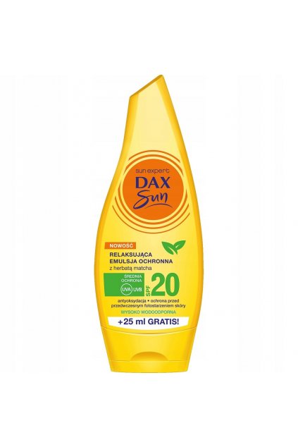 Dax Sun Matcha tea opalovaci mleko SPF20 175 ml