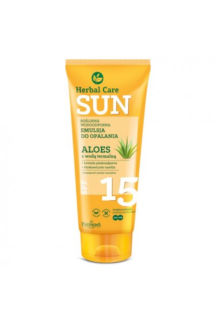 herbal care sun spf 15 opalovaci mleko 150ml