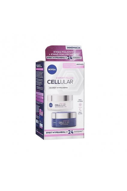 nivea hyaluron cellular filler denni krem 50ml nocni krem 50ml