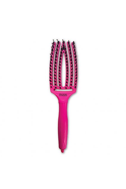 olivia garden fingerbrush neon pink plochy kartac