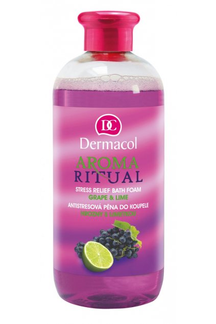 dermacol aroma ritual bath foam grape and lime pena do koupele hrozny s limetkou