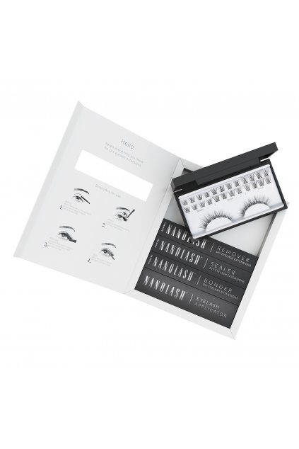 Nanolash DIY Eyelash Starter kit umele rasy styl classy