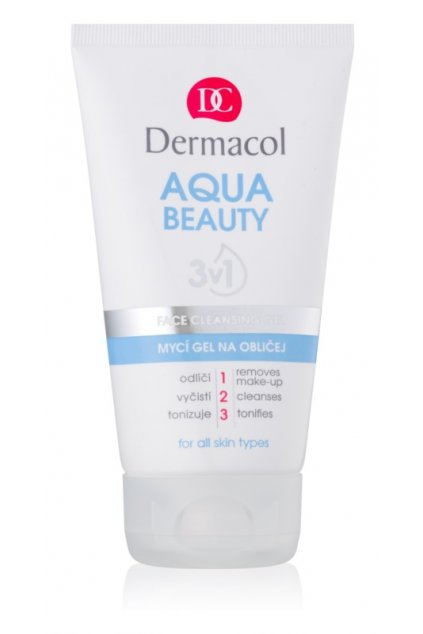 dermacol aqua beauty myci gel na oblicej 3 v 1 5