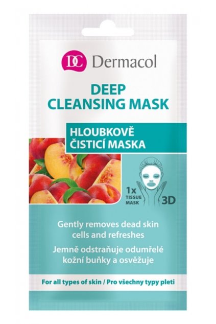 dermacol deep cleasing mask textilni 3d hloubkove cistici maska 15