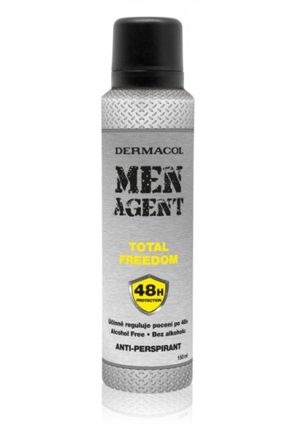 dermacol men agent total freedom antiperspirant ve spreji 5