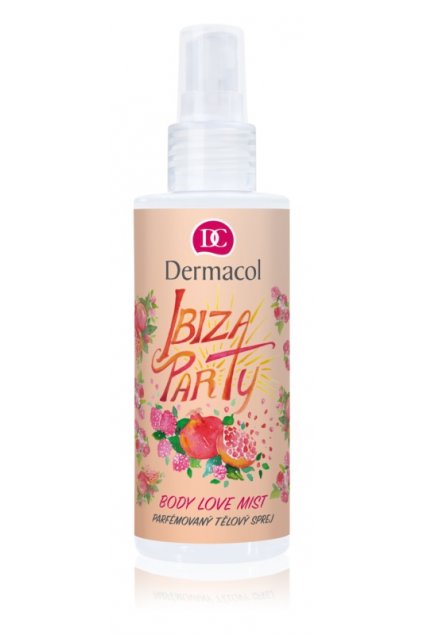 dermacol body love mist ibiza party parfemovany telovy sprej