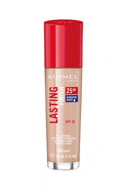 rimmel london lasting finish 25hr spf20 makeup pro zeny 30 ml odstin 100 ivory